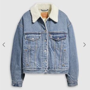 Levi's Denim Sherpa-Lined Jacket